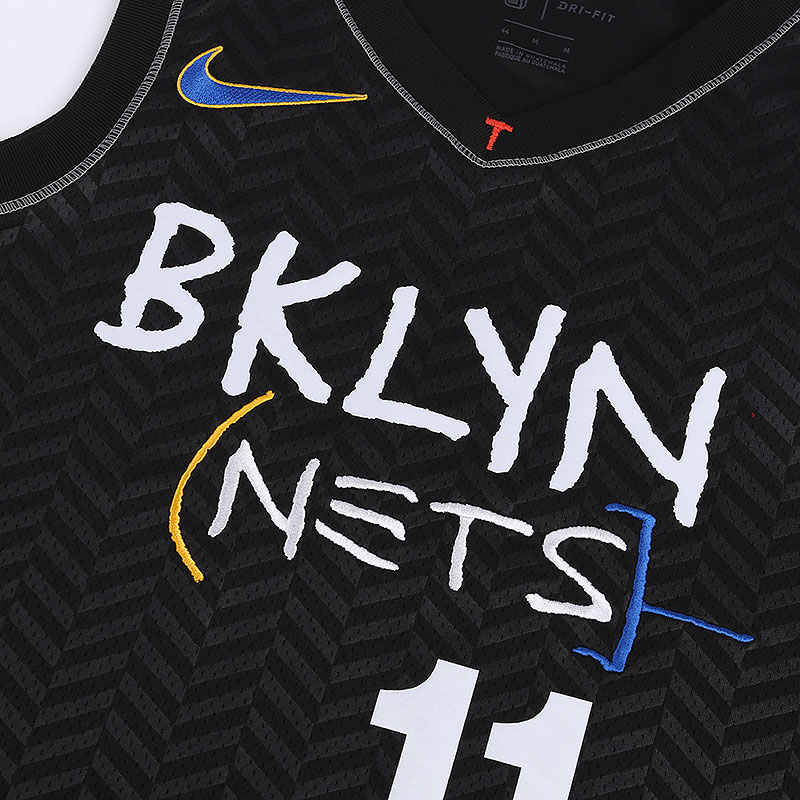 мужская черная майка Nike Brooklyn Nets City Edition Nike NBA Swingman Jersey CN1713-018 - цена, описание, фото 3
